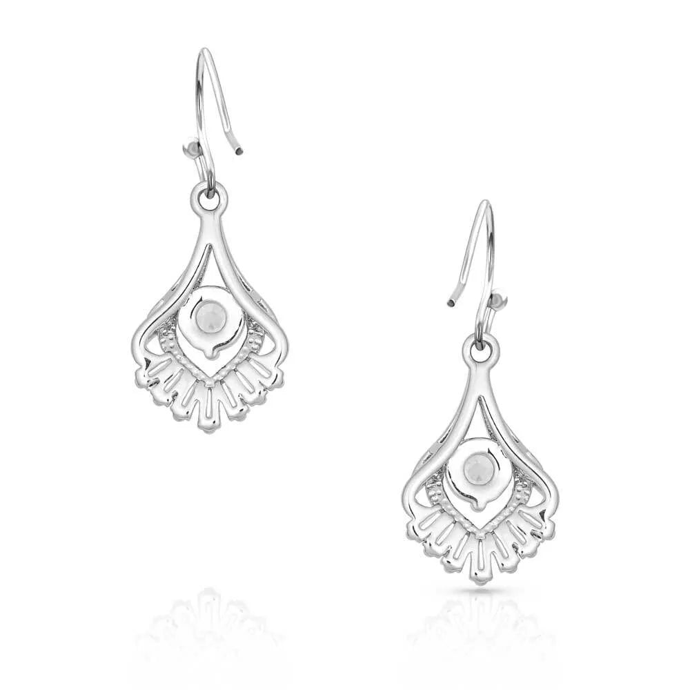 Star's Burst Drop Earrings - Elegant Dangling Star Jewelry for Women | Perfect for Parties, Weddings & Evening Events