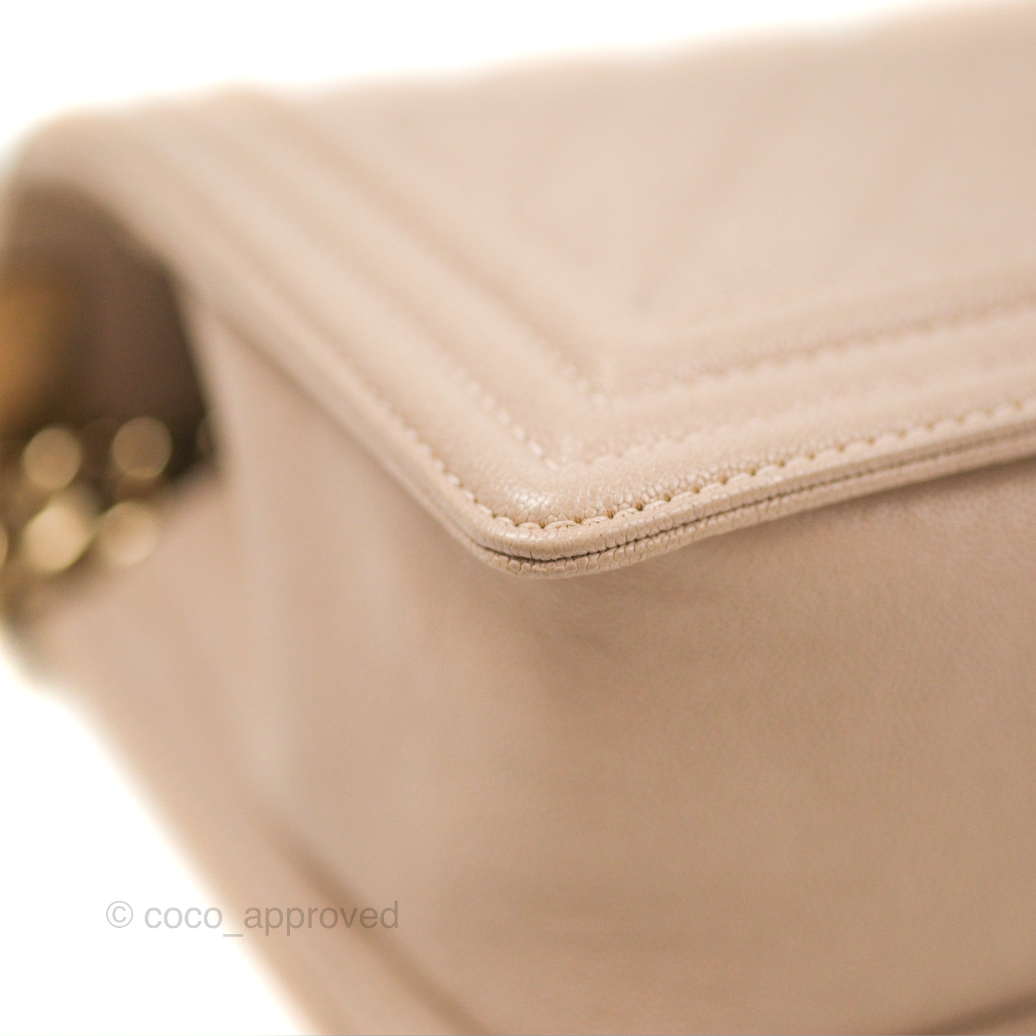 Chanel Chevron Medium Boy Bag in Nude Pink Caviar Leather with Gold Hardware - Perfect for Date Night & Special Occasions