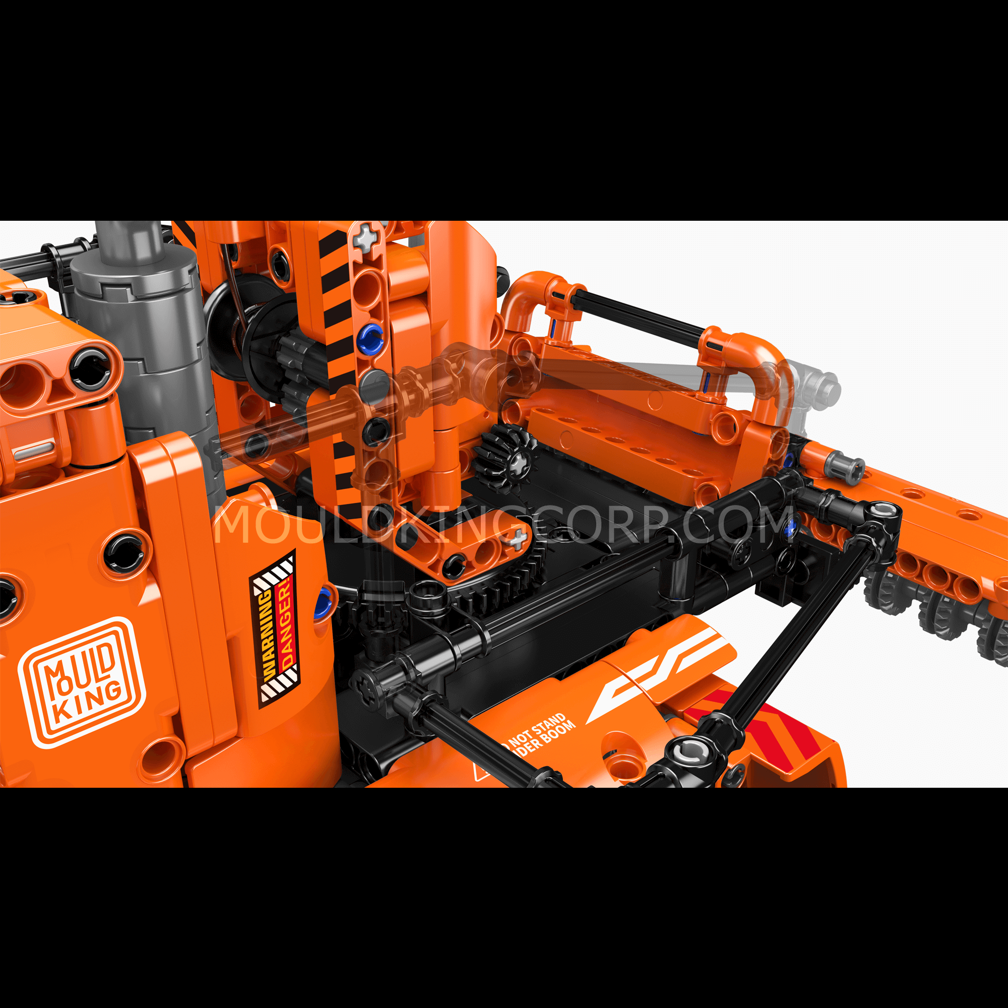 Mould King 17051 Remote Control Snow Groomer Building Kit - 1,241 Piece STEM Toy for Kids & Adults | Winter Construction Vehicle Model for Snow Play & Collectors