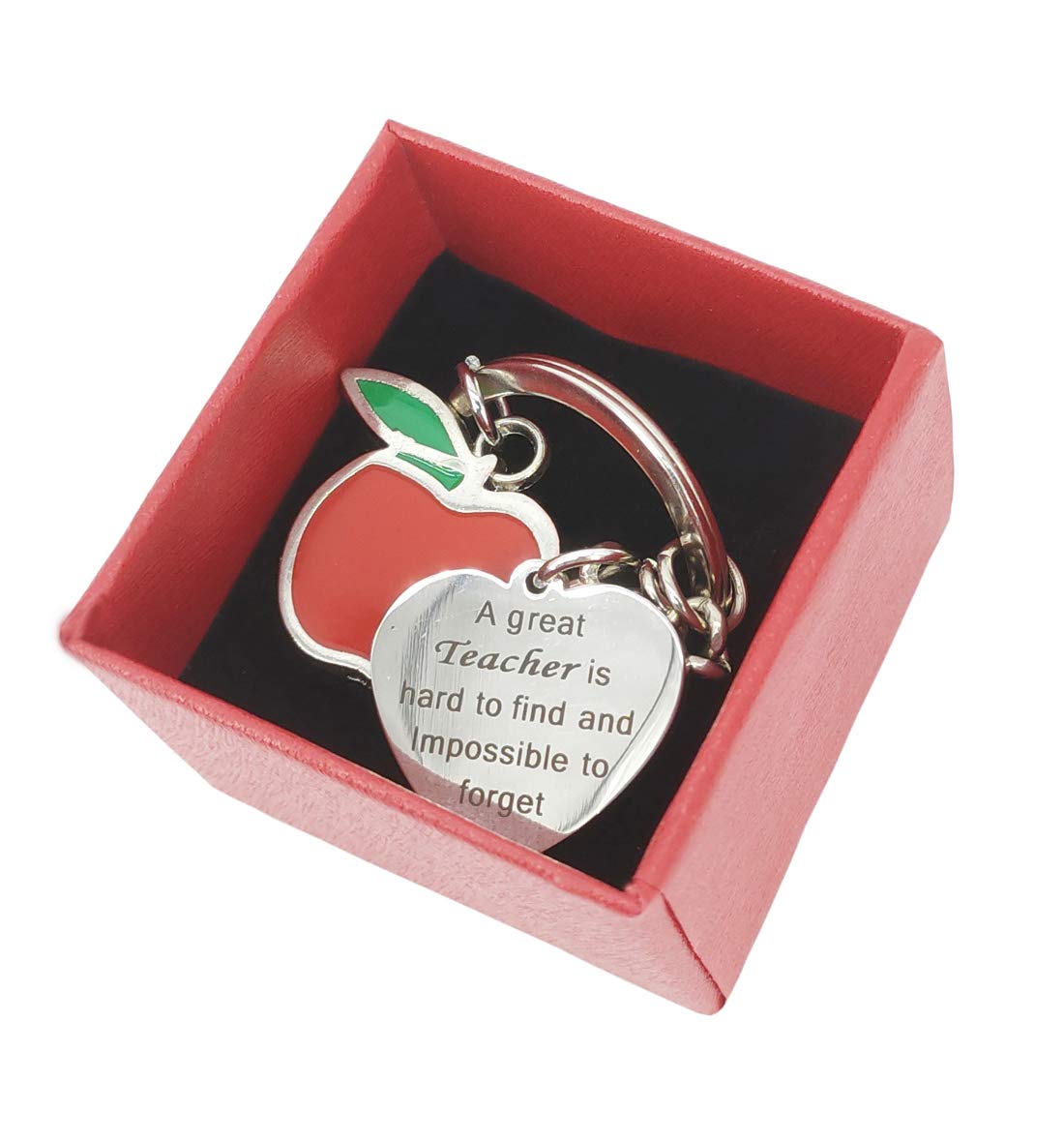 **Best Teacher Appreciation Gifts for Women & Men – Heart & Apple Keychain – Bulk Funny Teacher Keyrings for Teacher’s Day, Birthday, Graduation, Valentine’s Day & Christmas – Perfect for Preschool Educators & Thank You Gifts**