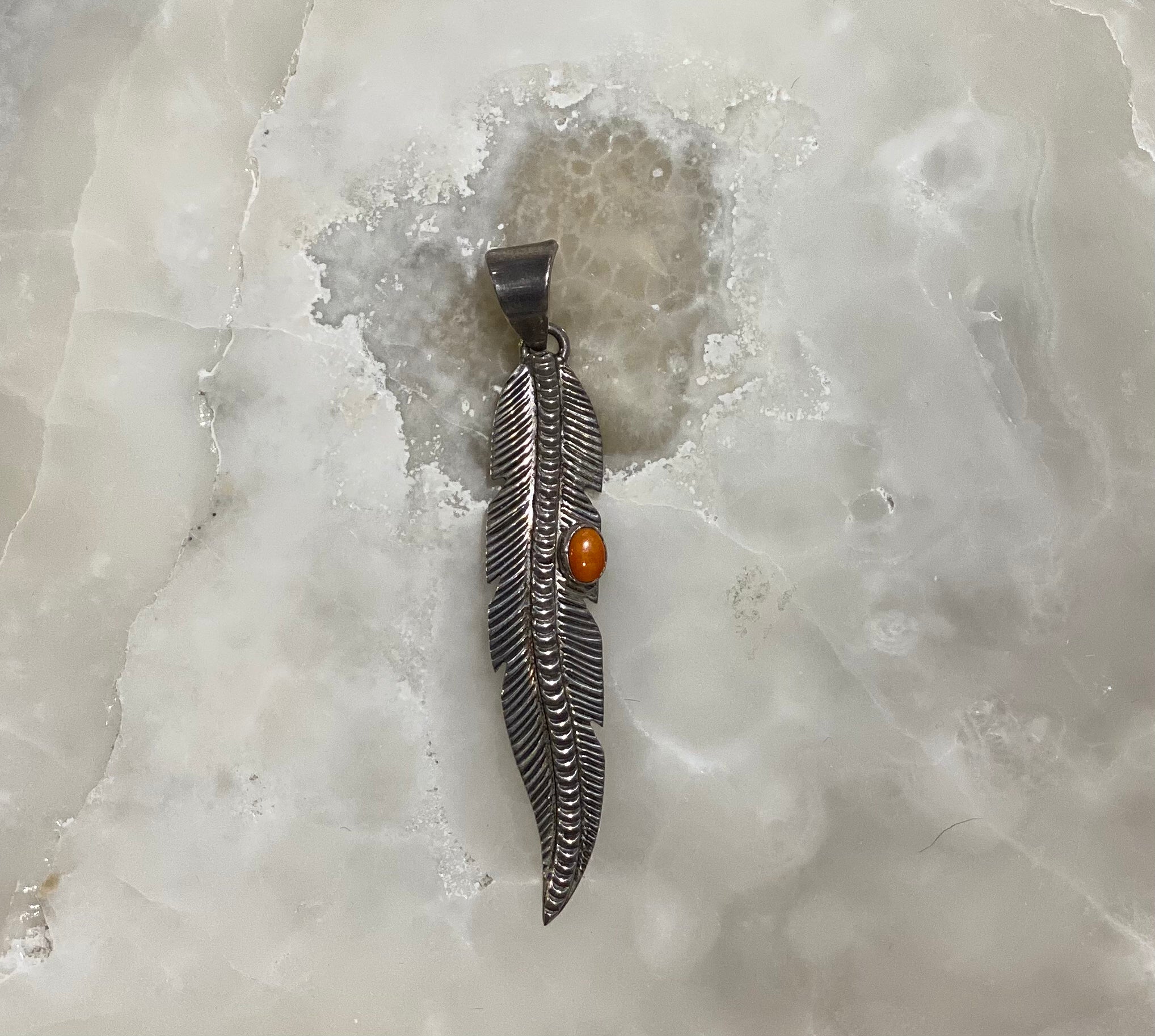 Feather Spiny Pendant Necklace - Boho Tribal Jewelry for Women - Perfect for Festivals, Parties & Everyday Wear