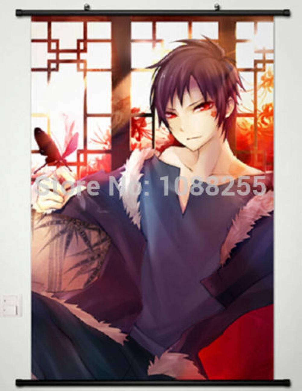 Anime DuRaRaRa!! Orihara Izaya Poster - Japanese Wall Scroll Home Decor for Anime Fans | Perfect for Bedroom, Living Room & Cosplay Themed Spaces