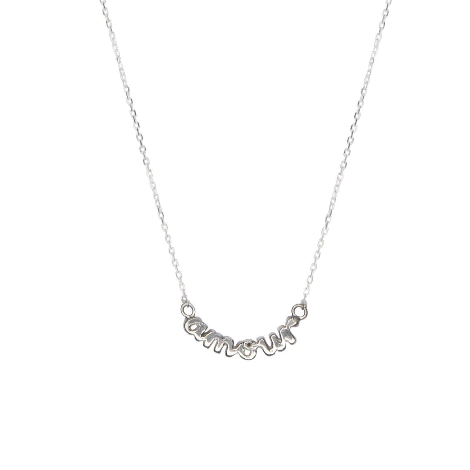 925 Sterling Silver Amour Necklace for Women - Elegant Heart Pendant Jewelry Gift for Valentine's Day, Anniversary & Romantic Occasions