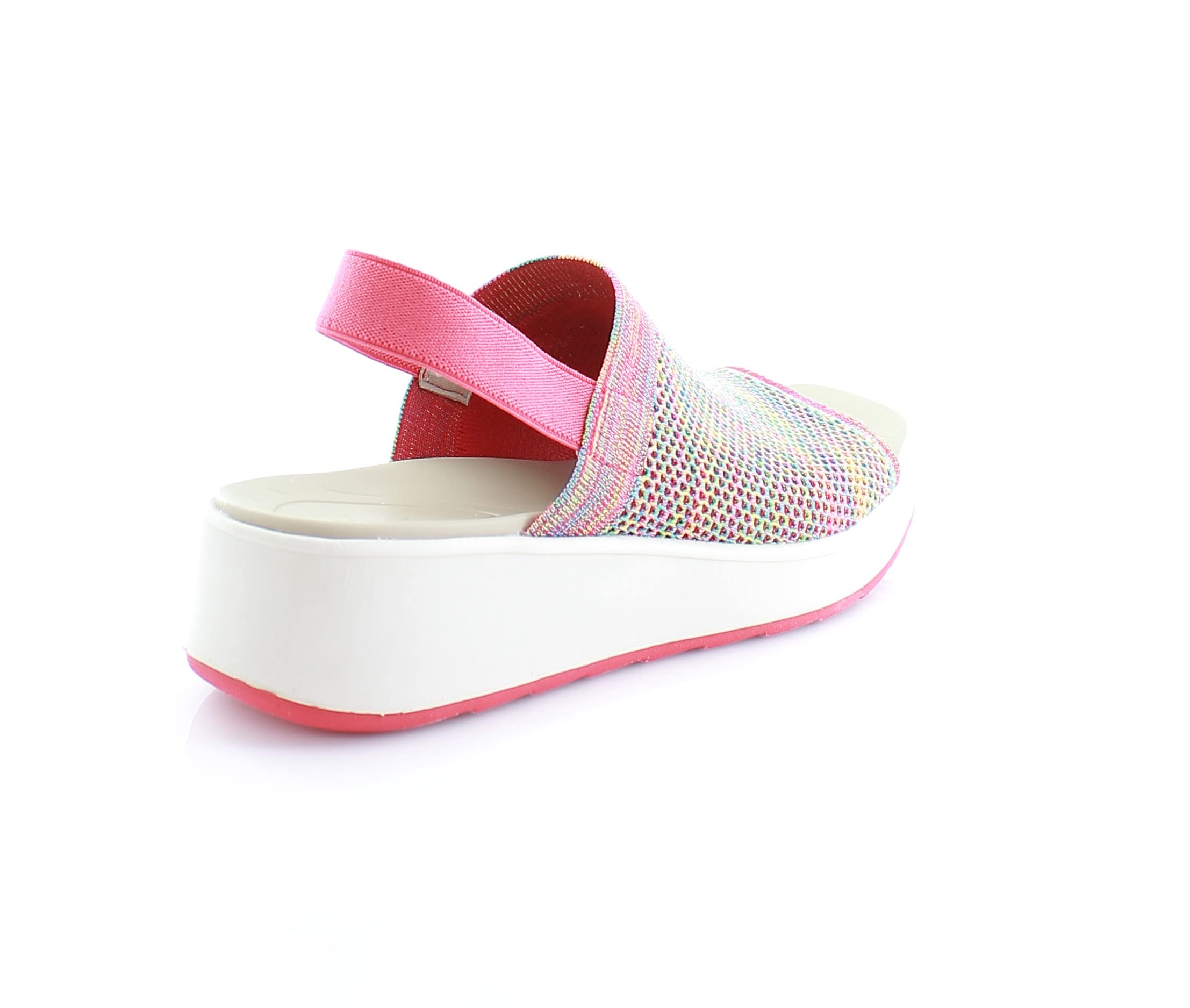 BZees Nouveau Red Women's Comfortable Slip-On Shoes Size 7.5 M - Perfect for Casual Wear, Travel & Everyday Comfort