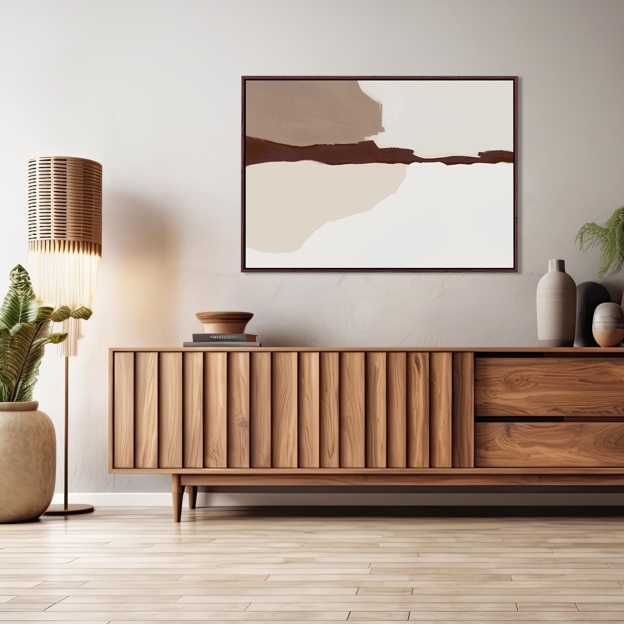 Modern Abstract V-Shaped Framed Canvas Wall Art - Handmade Home Decor for Living Room, Bedroom & Office - Perfect for Gifts & Interior Design