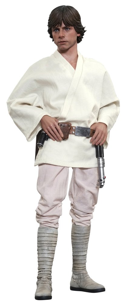 Hot Toys Star Wars Episode IV A New Hope Luke Skywalker 1/6 Scale Collectible Action Figure - Perfect for Display, Gift Giving, and Star Wars Fans Collection