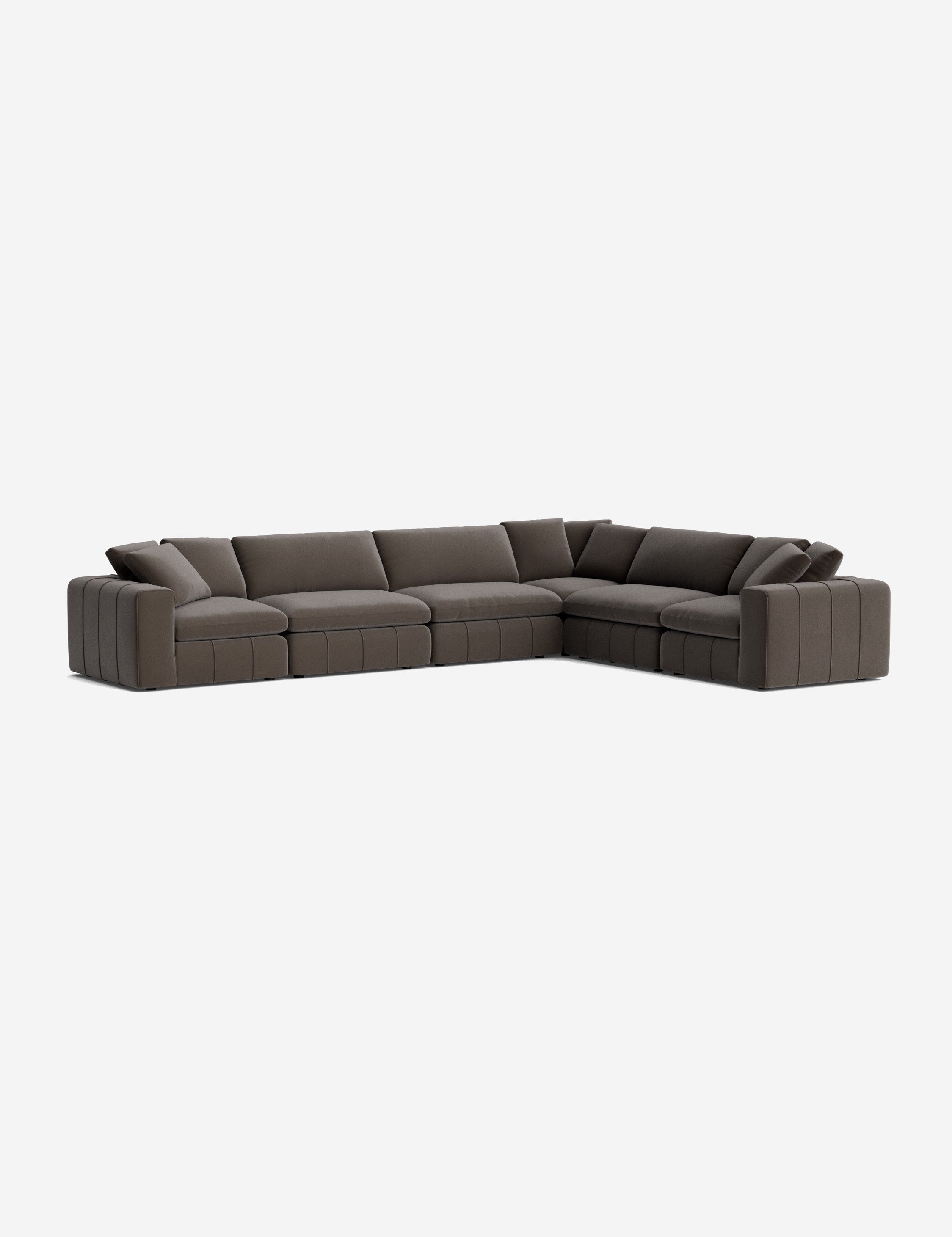 Taupe Performance Velvet