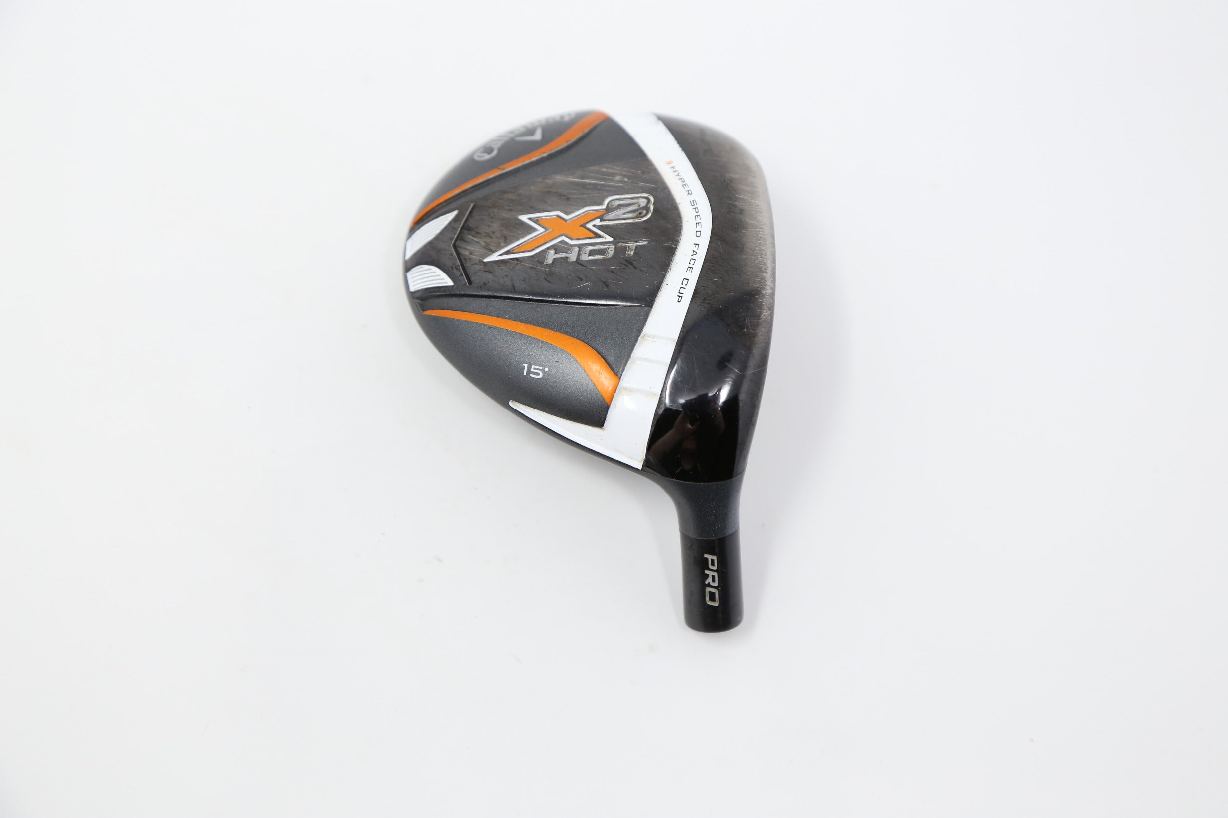 Used Callaway X2 Hot Pro Fairway Wood 15° Right Handed Golf Club Head Only - Perfect for Golfers Seeking Affordable Replacement or Custom Build