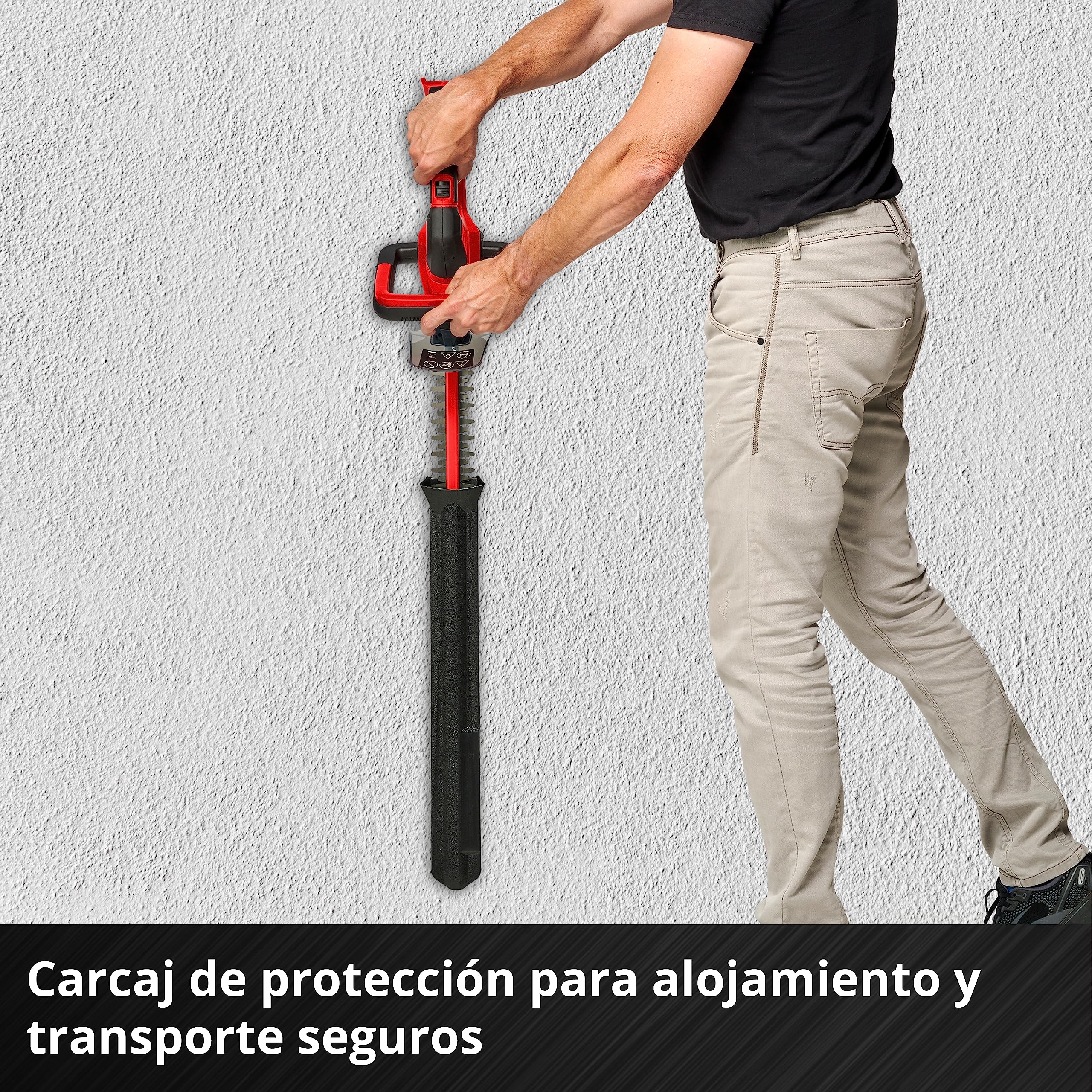 Einhell GC-CH 18/50 Li Cordless Hedge Trimmer - 18V Lithium-Ion, Metal Gear, Aluminum Blade Cover (Battery & Charger Not Included) - Perfect for Home Garden Landscaping & Yard Maintenance
