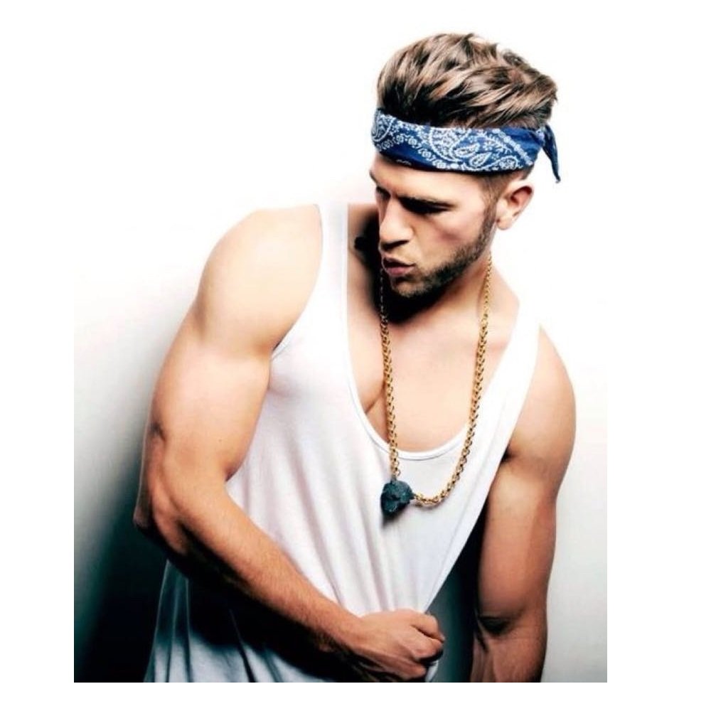 Double Sided Printed XL Cotton Bandana - for Outdoor & Fashion Accessories