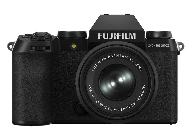Fujifilm X-S20 Mirrorless Camera with XC 15-45mm f/3.5-5.6 OIS PZ Lens Kit - Perfect for Travel, Vlogging & Photography Enthusiasts