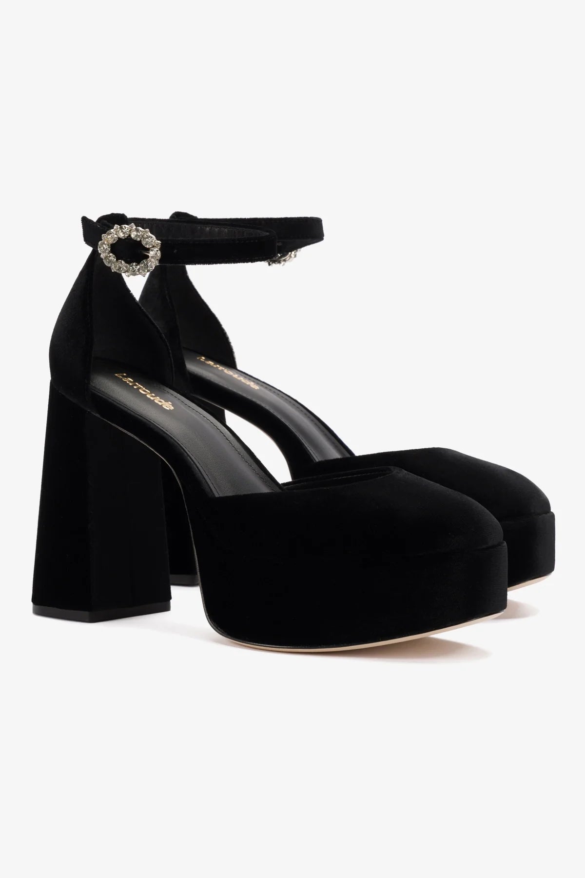 Ari Pump Women's Black Velvet Heels - Elegant Pointed Toe High Heels for Party, Wedding & Evening Events