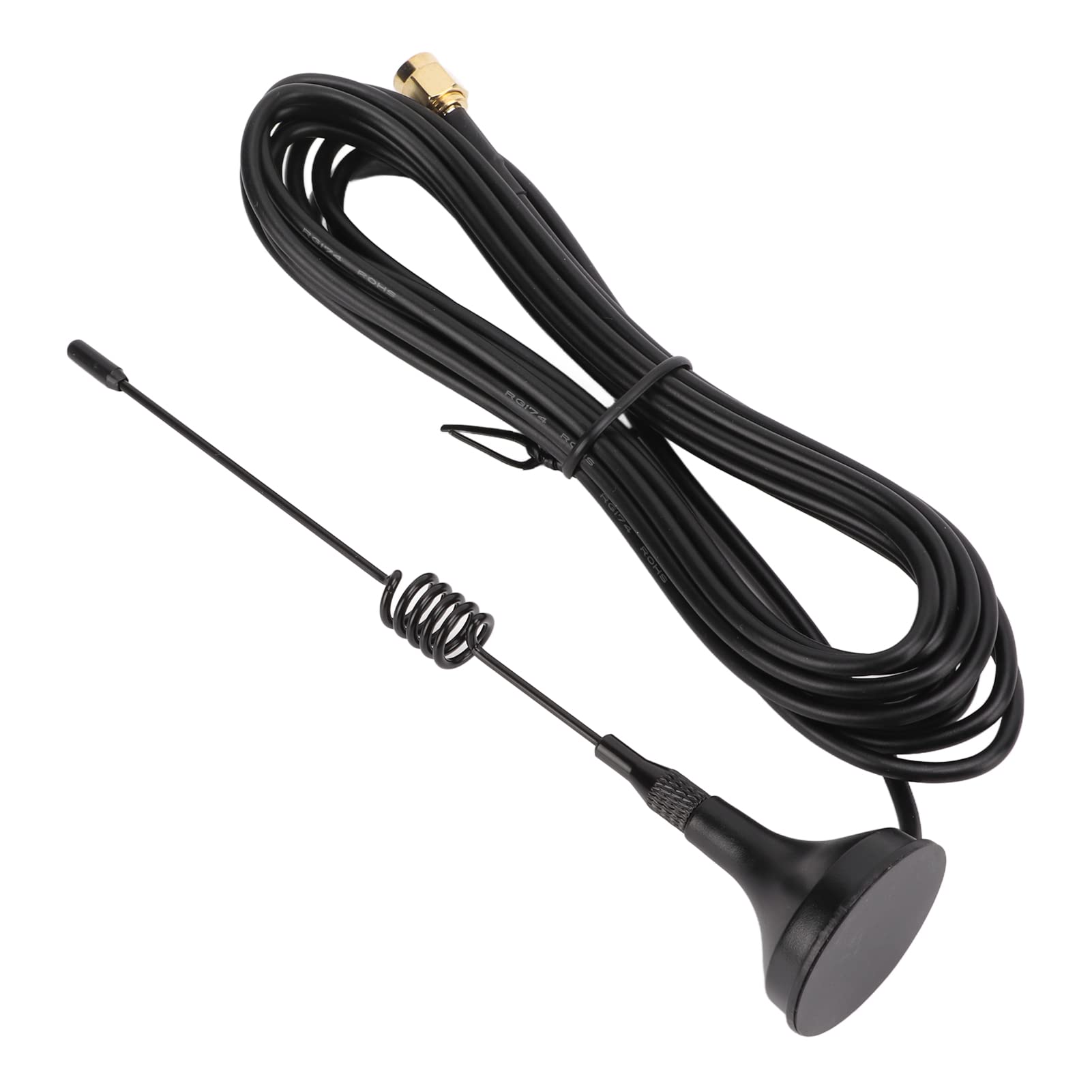 Jeanoko 5DBI High Gain Antenna - Fast Signal Transmission, Vertical Polarization with Magnetic Base - Ideal for Drones & Smart Home Devices (WiFi Booster, IoT Connectivity)
