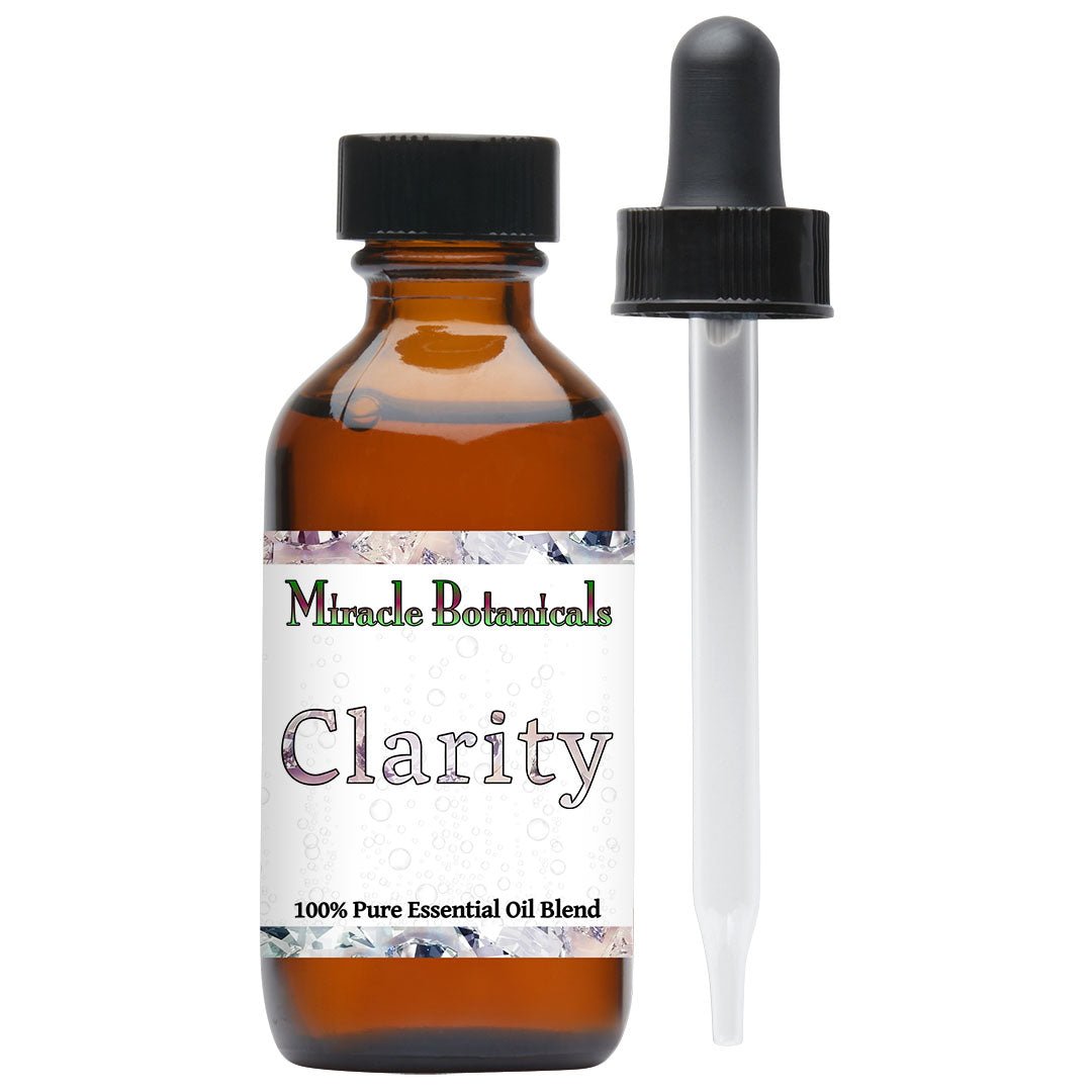 Clarity Essential Oil Blend - 100% Pure Therapeutic Grade for Focus, Mental Clarity & Relaxation | Aromatherapy, Diffuser, Massage & Meditation Essential Oil