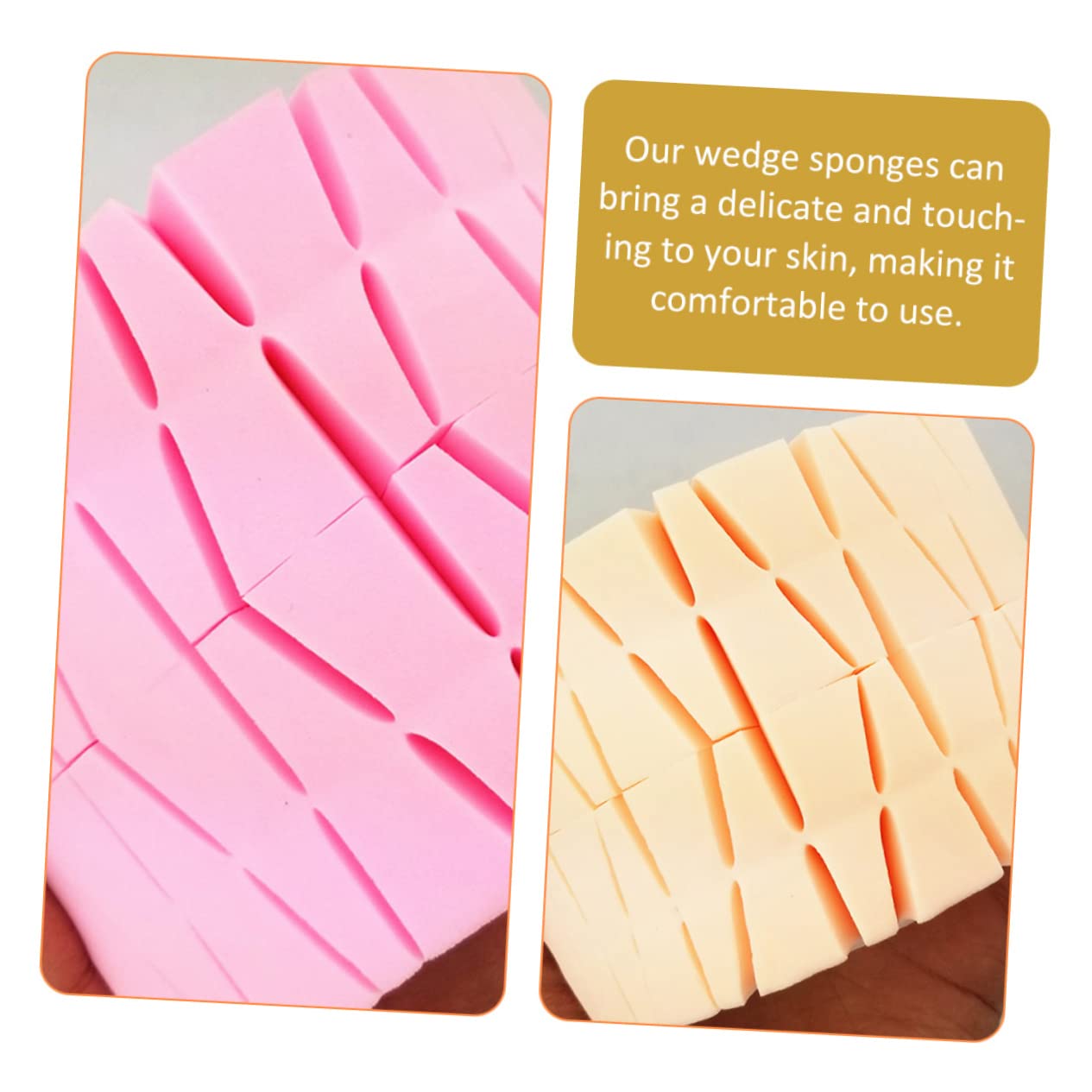 Beautyful 3-Pack Triangle Makeup Sponges - Soft Hydrophilic Polyurethane Foundation Blending Puff for Liquid, Powder & Cream Cosmetics | Perfect for Flawless Base, Contouring & Baking | Ideal for Professional Makeup Artists & Home Beauty Routines