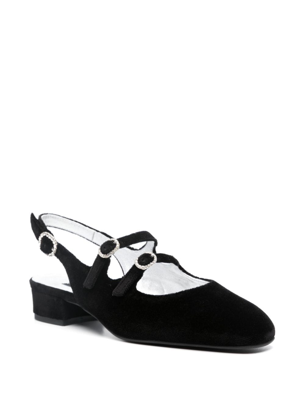 CAREL PARIS Women's Black Flat Shoes - Comfortable & Stylish for Work, Travel & Everyday Wear