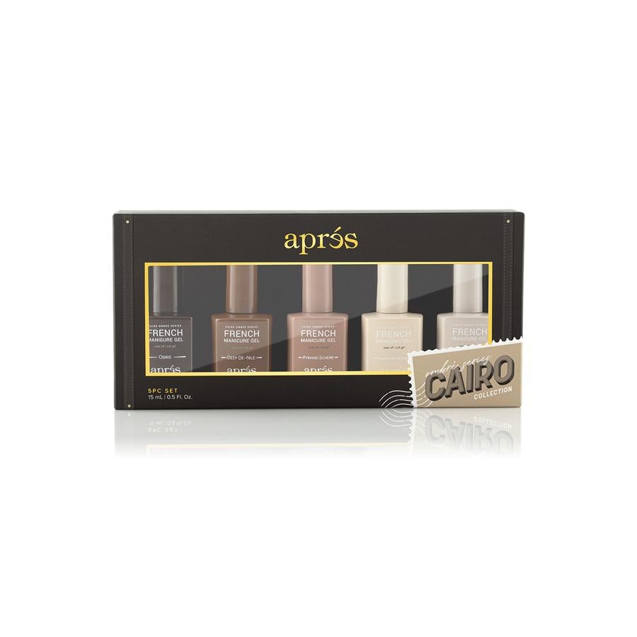 Apres French Manicure Ombre Series Cairo Set - Professional Salon Quality Nail Tips for Gel Extensions | Perfect for Bridal, Party & Special Occasion Nail Art