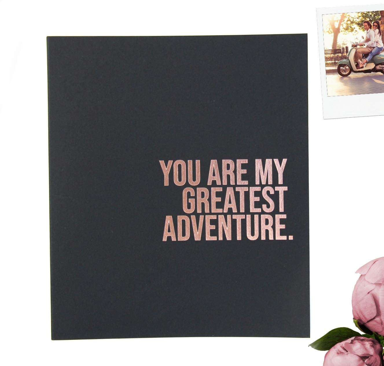 You Are My Greatest Adventure 8.5x8.5 Wedding Scrapbook - Softcover Marriage Journal, Engagement Gift, Couples Keepsake for Anniversaries, Perfect for Wedding Planning and Memory Preservation
