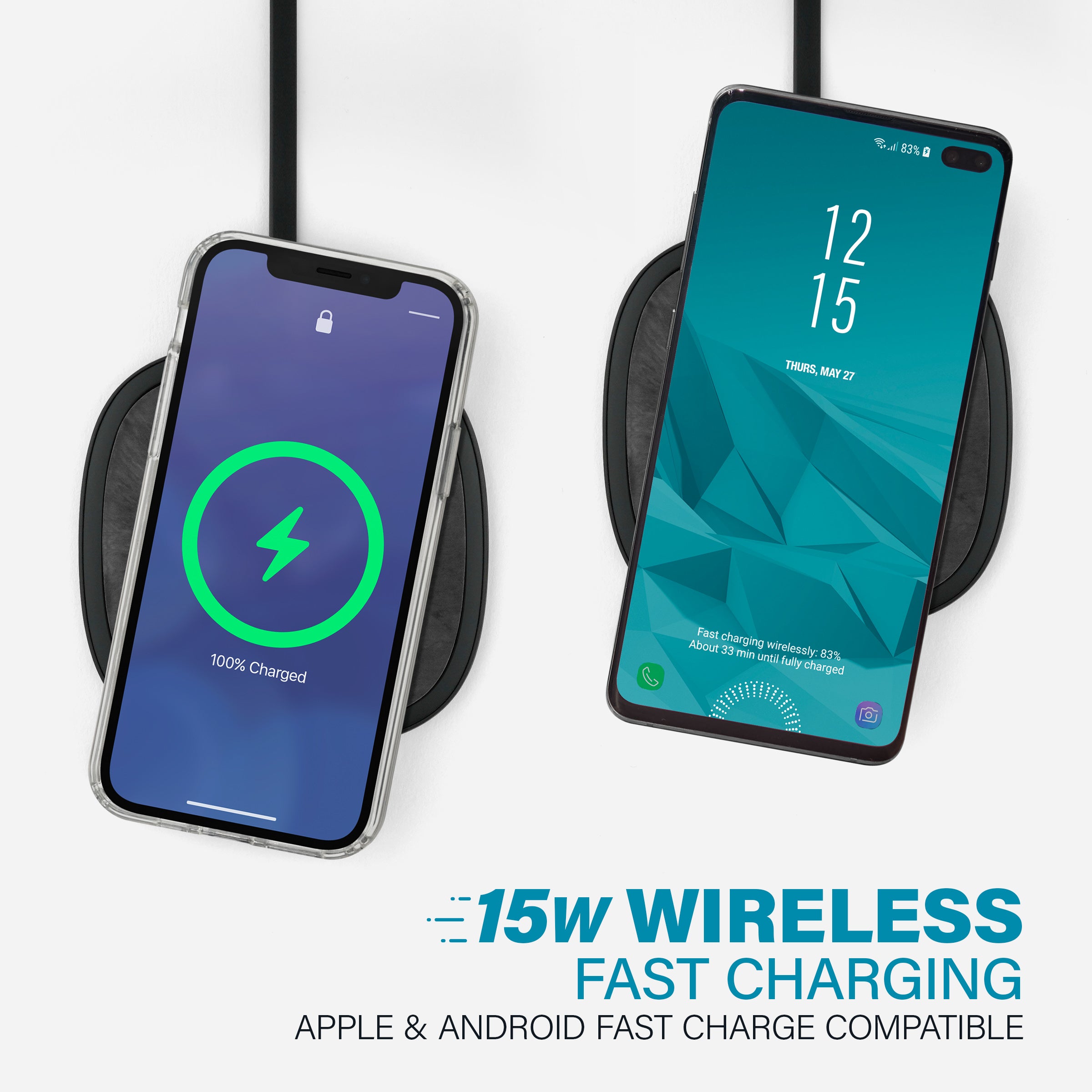 APOLLO & WALLY Wireless Earbuds Bundle - Bluetooth 5.0 True Wireless Stereo Headphones with Charging Case for Running, Gym, Workout & Travel
