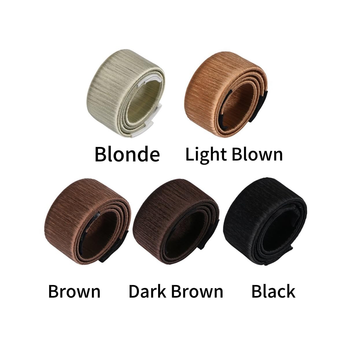 3PCS Hair Bun Maker Set - DIY French Twist Hair Donut for Easy Ballet Buns, Women & Kids Hair Styling Tool (Light Blonde) - Perfect for Dance Recitals, Weddings & Everyday Hairstyles