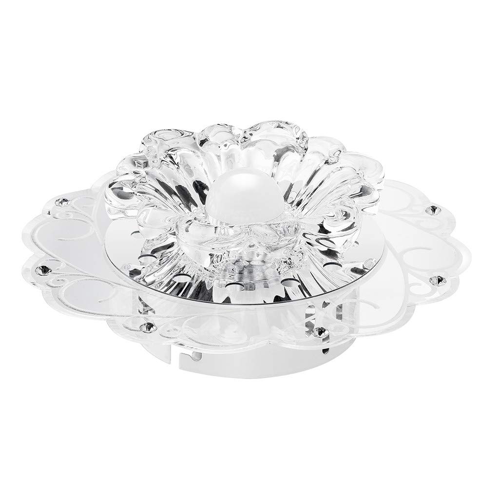 Aozhen 5W Modern LED Ceiling Light - Crystal Chandelier for Living Room, Corridor, Aisle - Energy Saving Mini Christmas Decoration (Blue, One Size) - Perfect for Home, Office, and Holiday Lighting