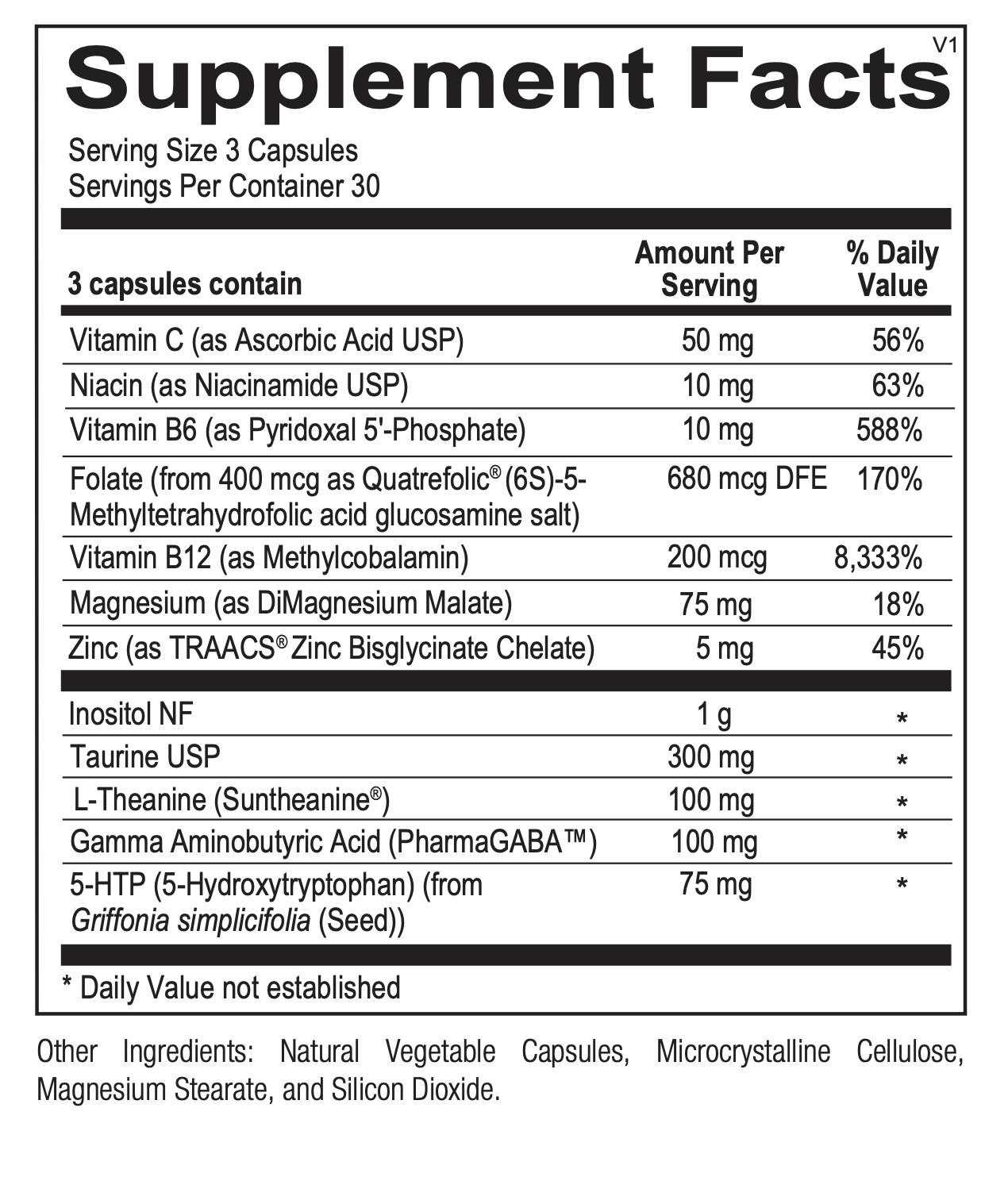 Cerenity 90 Capsules - Premium Herbal Supplement for Stress Relief & Relaxation - Natural Sleep Aid & Anxiety Support - Perfect for Nighttime Use, Travel, and Daily Wellness Routine