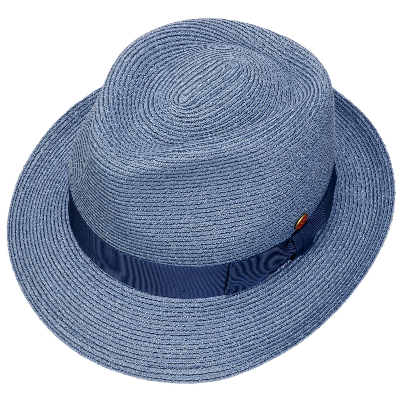 Mayser Maleo Trilby Hemp Hat for Men - Stylish Summer Sun Hat with Brim for Outdoor Activities, Beach, Travel & Casual Wear