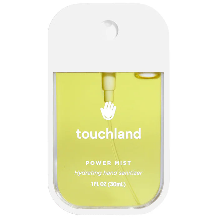 Power Mist Hand Sanitizer & Moisturizer by Touchland | Alcohol-Based Hydrating Hand Spray for On-the-Go Use | Travel, Office, Gym & Daily Hygiene Essential