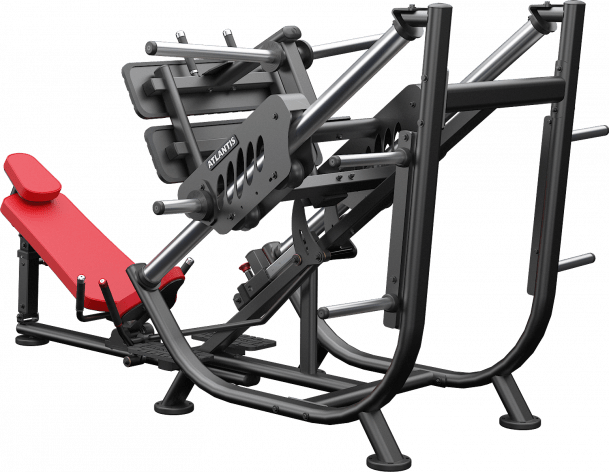 ATLANTIS 40 Degree Leg Press Machine for Home & Gym - Strength Training Equipment for Legs, Quads, Glutes & Hamstrings - Perfect for Weightlifting, Bodybuilding & Fitness Workouts
