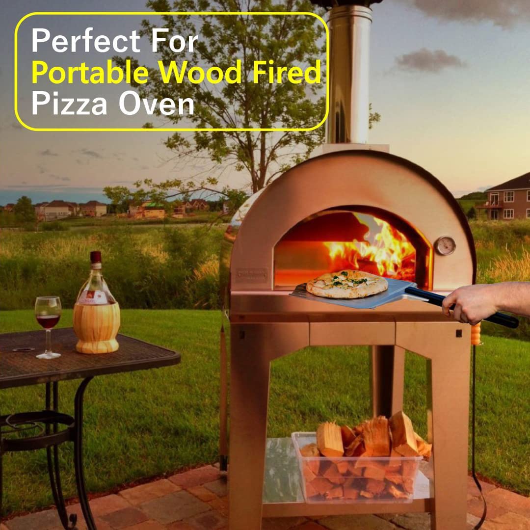 Kiln Dried Mini Pizza Oven Cooking Logs - 6 Inch Hickory Wood Logs for Grills, Smokers & Solo Stove Mesa XL - 12 lbs (790 Cubic Inches) - Perfect for Outdoor Cooking, Camping & Backyard BBQs