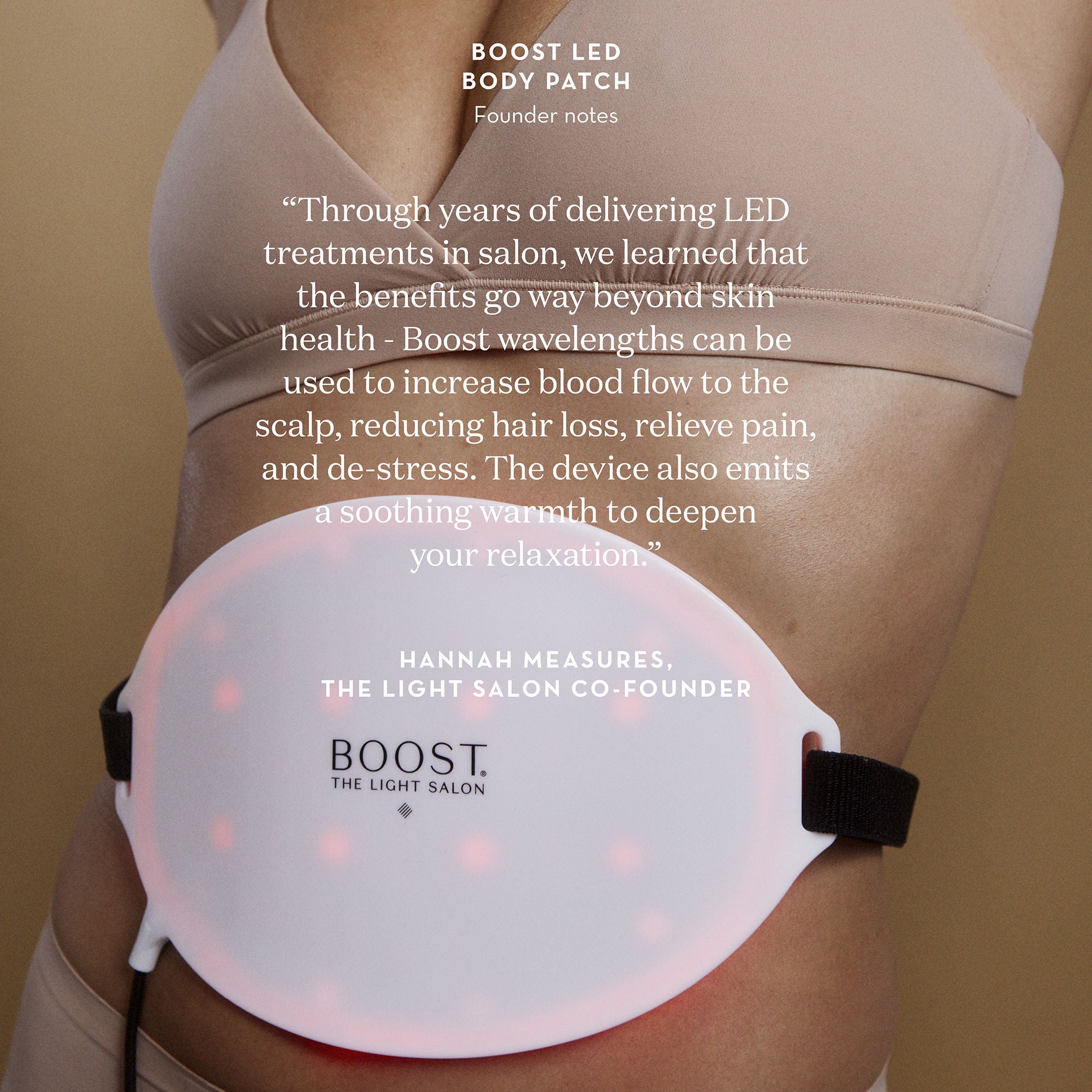 The Light Salon Boost LED Light Therapy Patch for Skin Rejuvenation & Anti-Aging | At-Home Facial Treatment for Wrinkles & Fine Lines | Perfect for Daily Skincare Routine & Spa Nights
