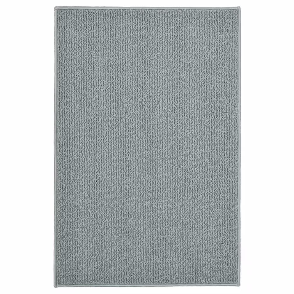 FINTSEN 16x24 Inches Ultra Soft Quick Dry Bath Mat - Non-Slip Shower Rug for Bathroom Floor, Absorbent Memory Foam Bathroom Rug with Anti-Skid Backing, Machine Washable (Grey) - Perfect for Bathroom, Shower, and Vanity Areas
