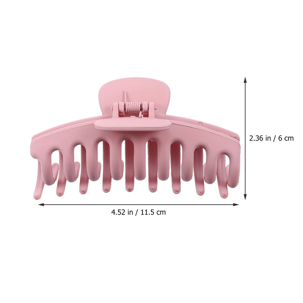 Beaupretty 8Pcs Jumbo Hair Claw Clips - Non-Slip for Bath, Shower & Styling