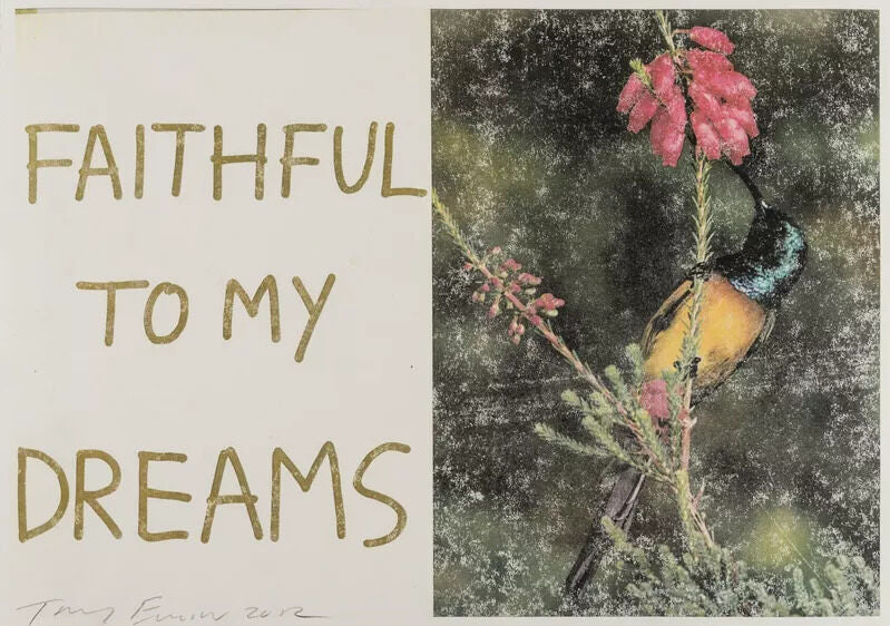 Tracey Emin 'Faithful to My Dreams' Art Print - Perfect for Home Decor, Office & Gift Ideas