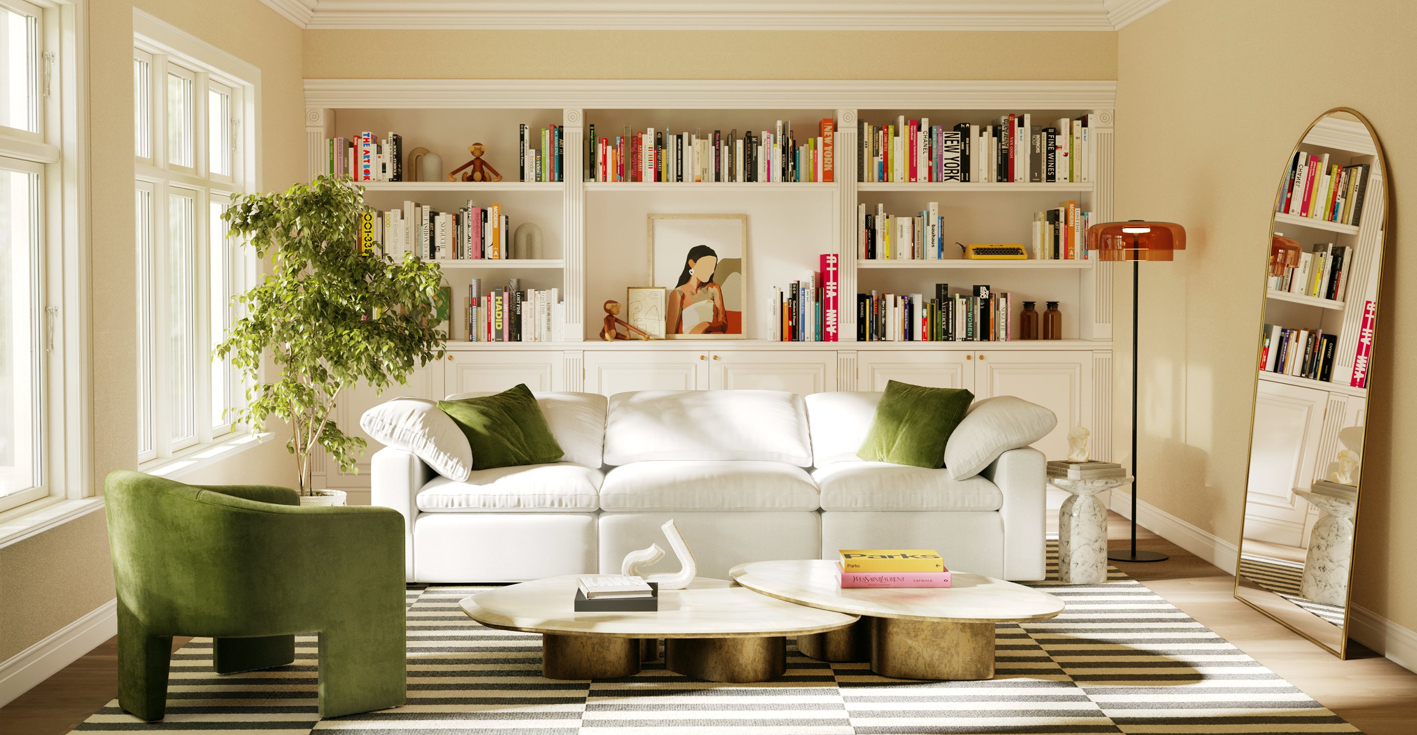 Ennis Lounge Chair - Modern Comfortable Accent Chair for Living Room, Bedroom & Office - Perfect for Relaxing, Reading & Lounging