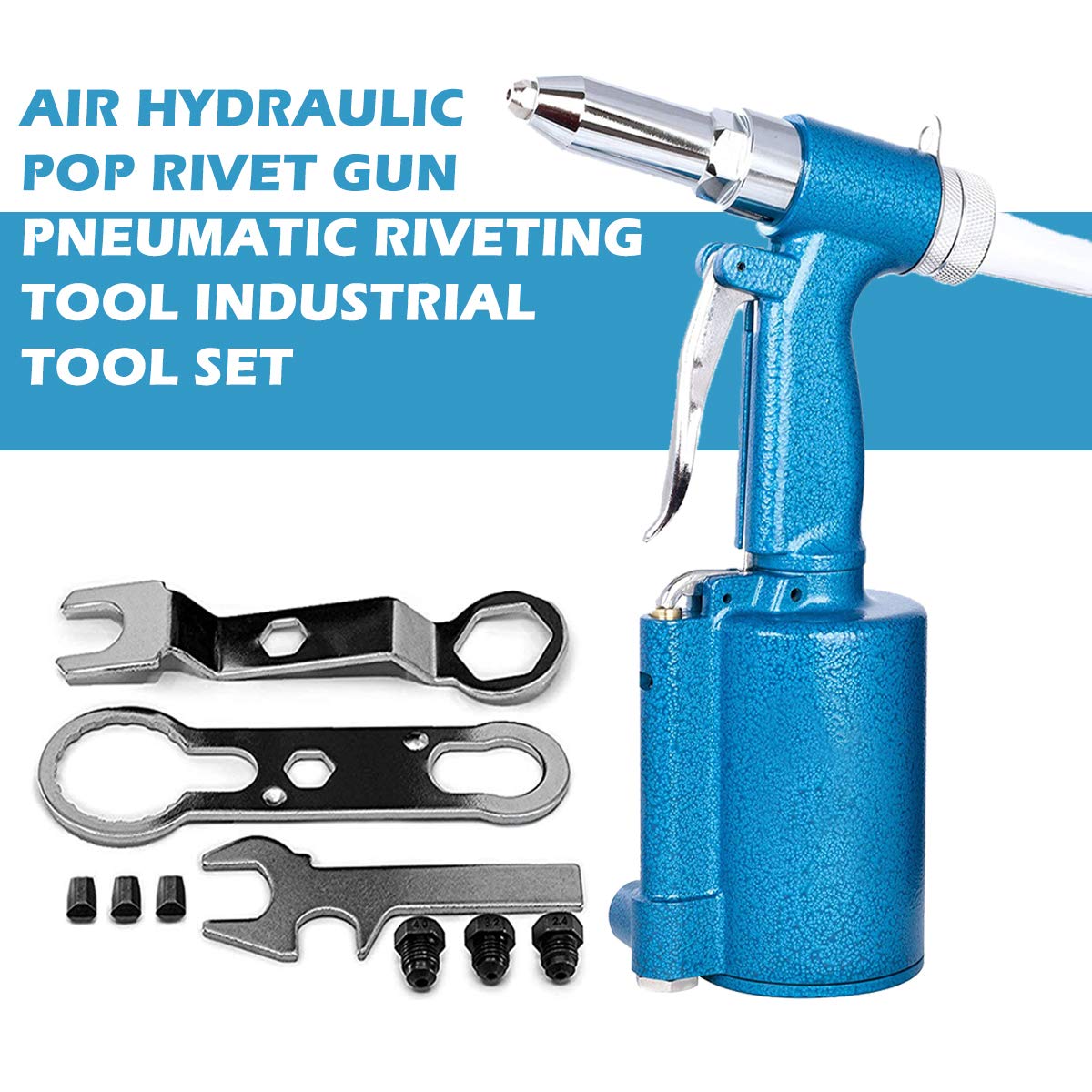 MACHSWON Professional Air Rivet Gun Kit - 1/8