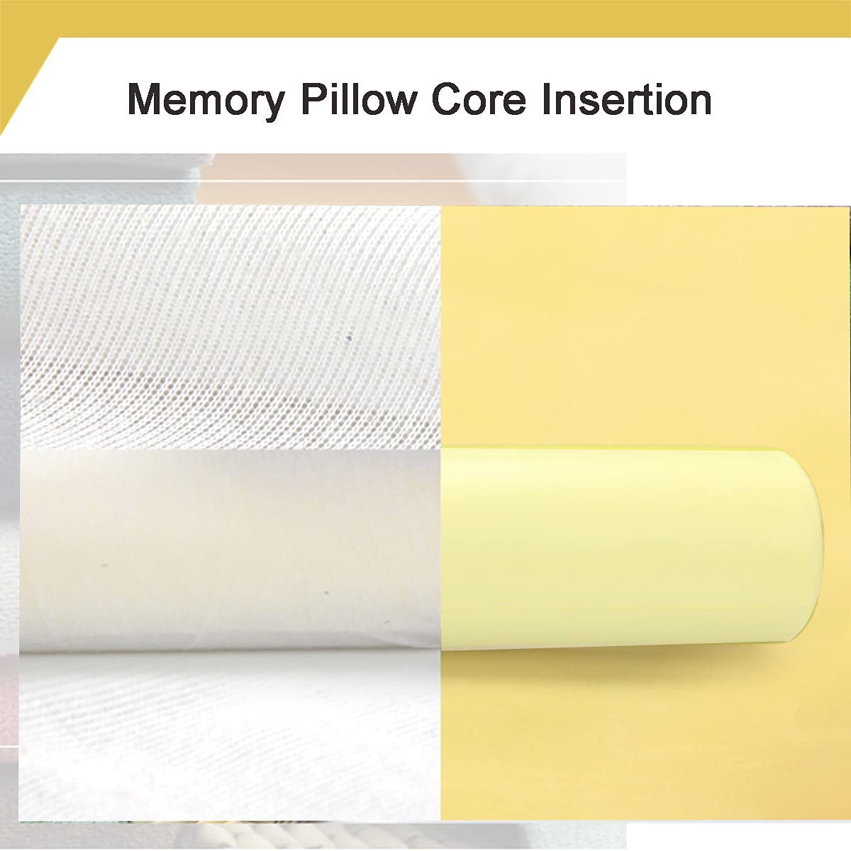 **Orthopedic Memory Foap Neck Pillow - Cervical Support Pillow for Sleeping, Travel, Office & Car - Breathable & Comfortable Round Cylinder Pillow with Removable Cover (24x6 Inches) - Perfect for Neck Pain Relief, Long Flights, and Ergonomic Support**