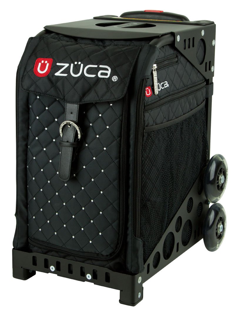 Zuca Mystic Backpack - Durable Black Frame Rolling Luggage for Travel, Gym & School | Perfect Carry-On for Airplanes, Sports Equipment & Everyday Use