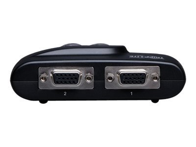 TRIPP LITE 2 Port USB KVM Switch with Audio & Cables - Desktop Computer Sharing for Home Office & Gaming Setup