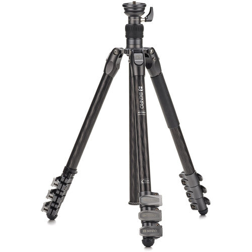 Benro Rhino CF Two Series Carbon Fiber Tripod & Monopod with Flip Locks - Lightweight Travel Tripod for Photography, Videography & Outdoor Adventures