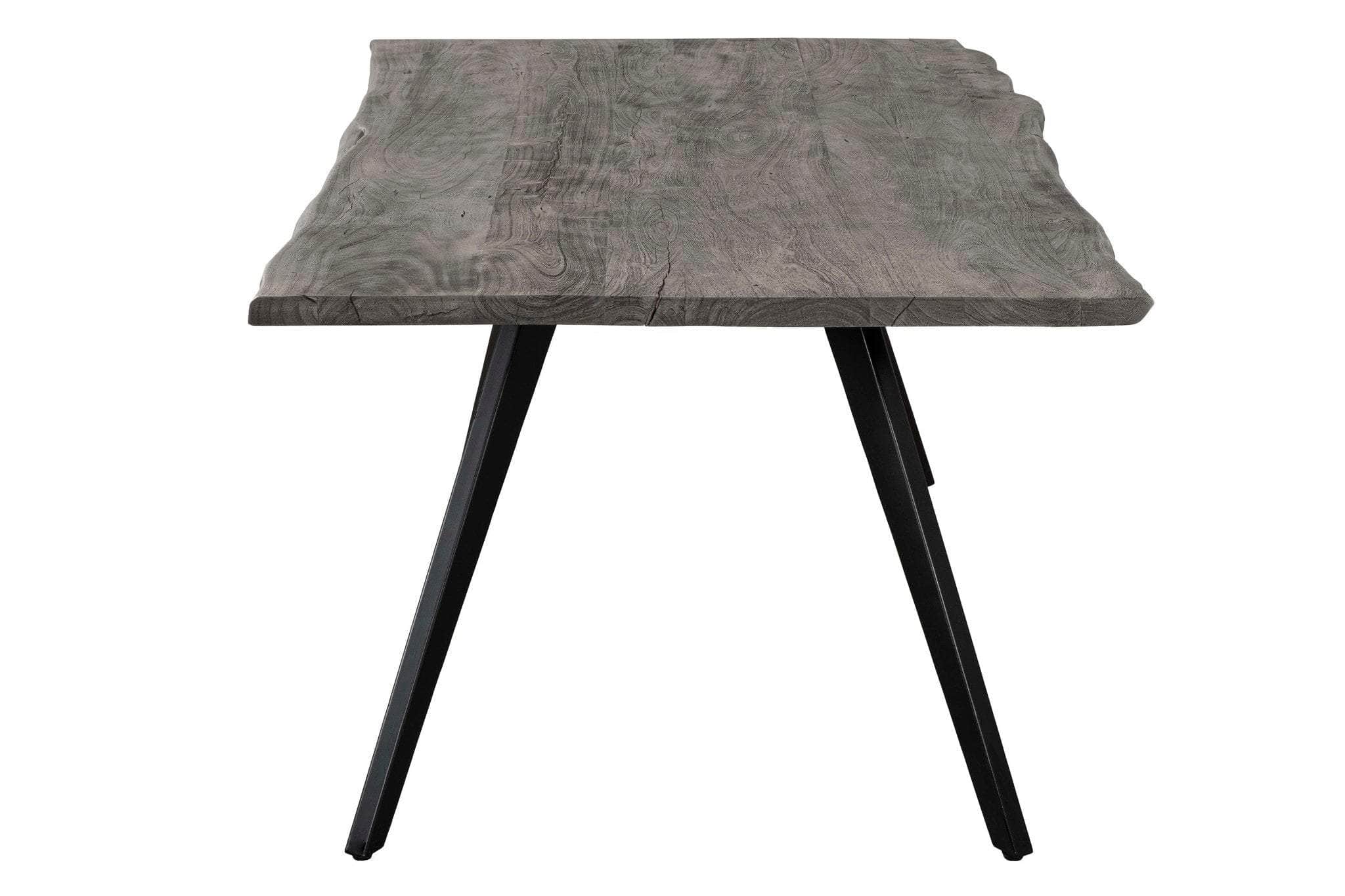 Wexford 70-Inch Rectangular Wood Dining Table - Grey & Black Finish | Perfect for Modern Dining Rooms & Kitchen Sets