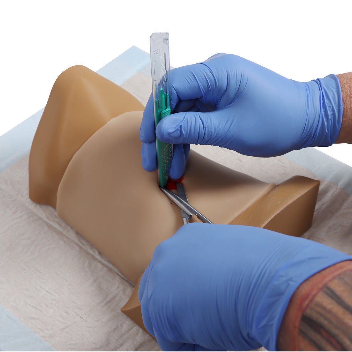 Crico Chris Cricothyrotomy Task Trainer - High-Quality Medical Simulation Model for Emergency Airway Training | Perfect for EMT, Paramedic & Medical Students Practice