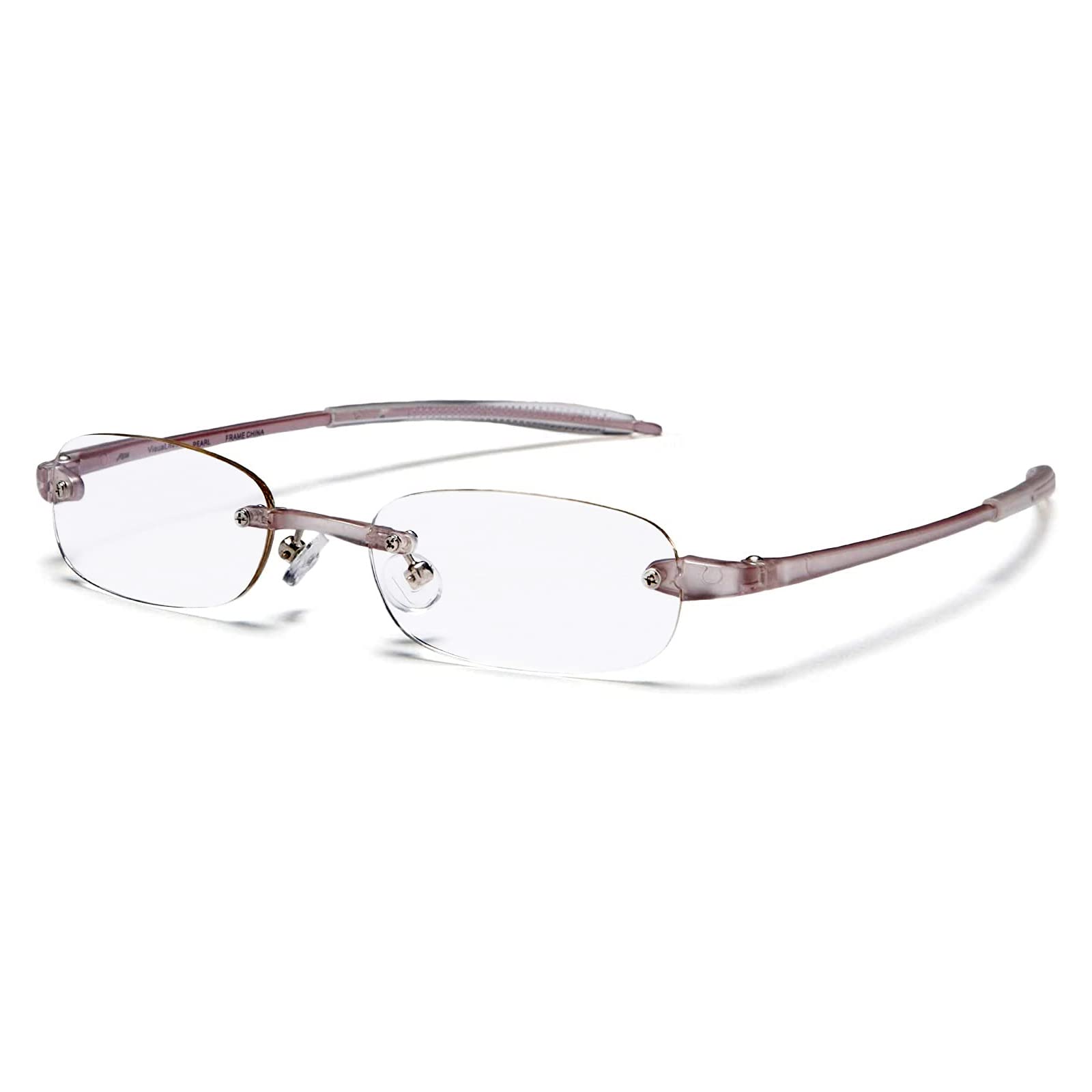Lightweight Oval Rimless Reading Glasses for Men & Women - Visualites 5 Pack | Perfect for Reading, Computer Use & Daily Activities