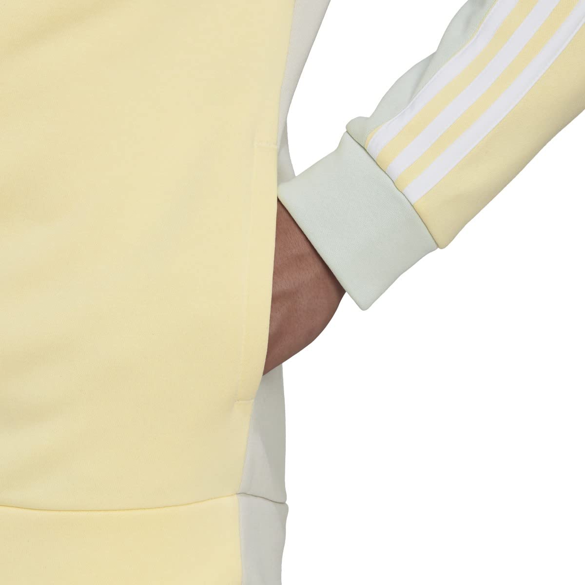 Adidas Essentials Colorblock Zip-Up Hoodie for Men - Perfect for Gym, Running & Casual Wear