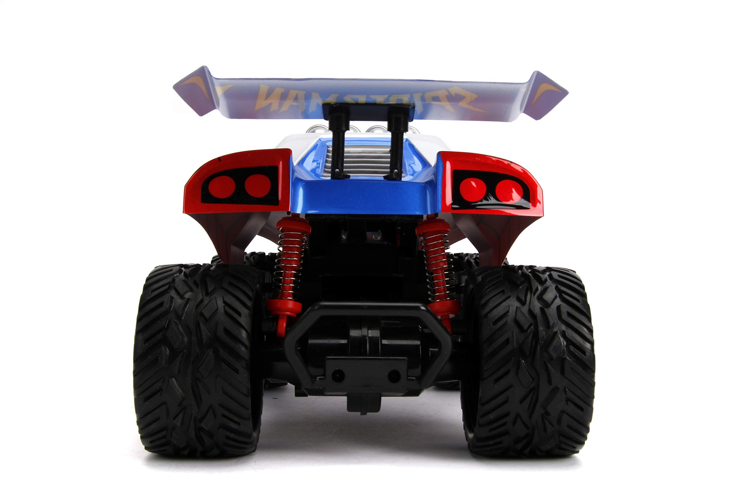 Jada Toys Marvel Spider-Man Buggy RC 1:14 Scale Radio Control Car - Remote Controlled Toy Vehicle for Kids & Collectors | Indoor & Outdoor Play, Gift for Marvel Fans