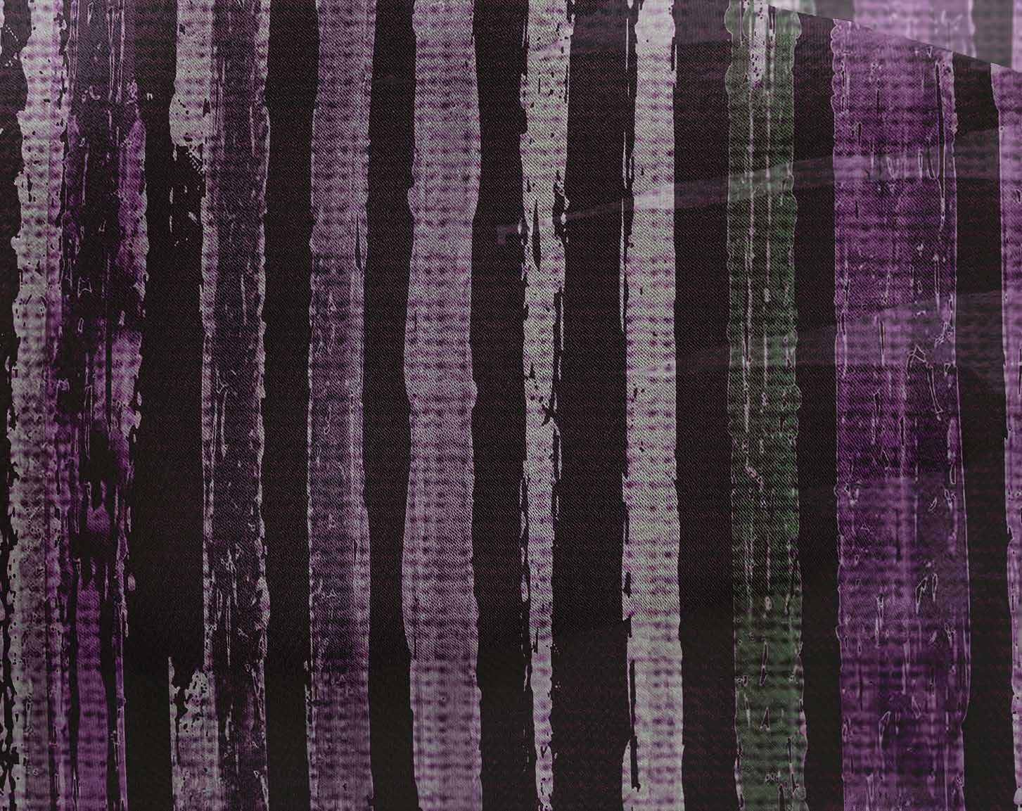 oneOone Georgette Viscose Purple Striped Fabric by The Yard - 42 Inch Wide Printed Textile for DIY Clothing, Dresses & Scarf Making | Premium Sewing Material for Fashion Designers & Craft Projects