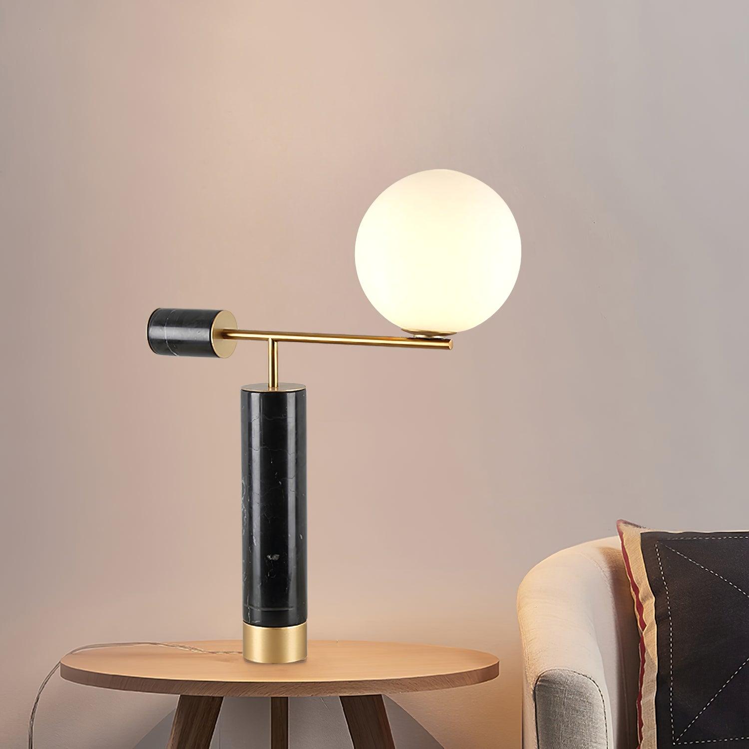 Bendik Modern Ceramic Table Lamp - Elegant Home Office Lighting for Study, Bedroom & Living Room Decor