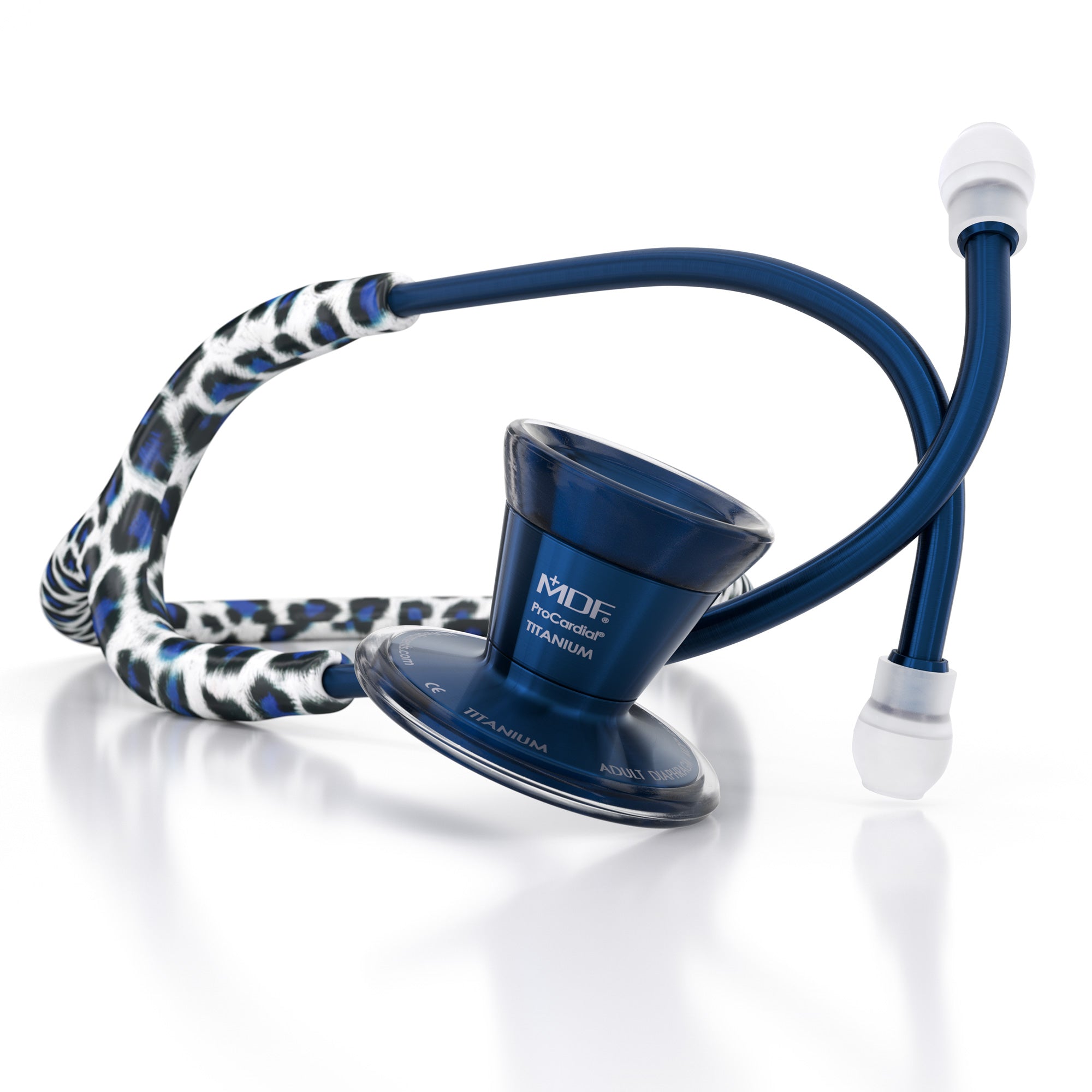 ProCardial® Titanium Cardiology Stethoscope - Tiberius Panther/Capridium - Premium Medical Stethoscope for Doctors, Nurses & Healthcare Professionals - Ideal for Cardiac Exams, Patient Monitoring & Clinical Use