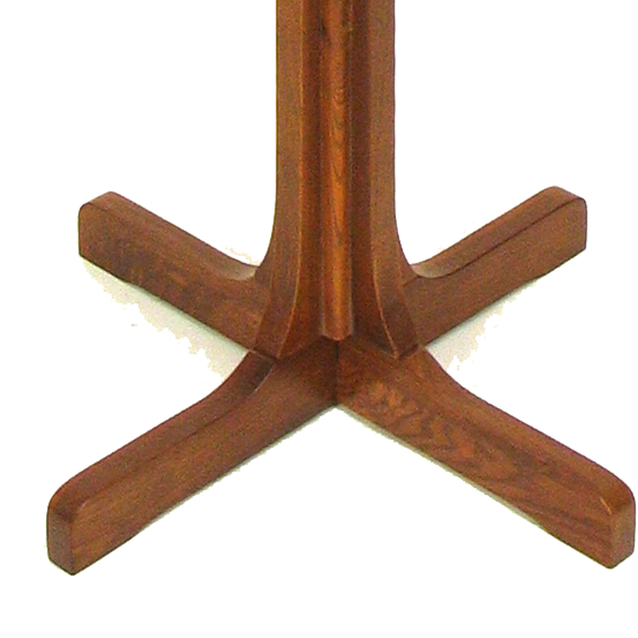 Benjara Solid Wood Coat Rack with X-Shaped Base & Metal Hooks - Brown Wooden Entryway Hall Tree for Hats, Coats, Bags & Scarves | Perfect for Home, Office & Dormitory Organization