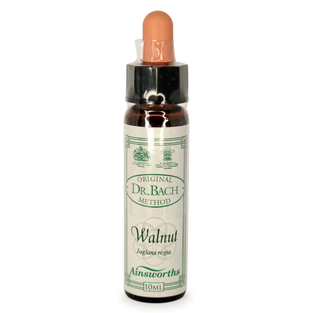 Ainsworths Bach Flower Remedies Walnut - Natural Stress Relief & Emotional Balance Drops for Focus & Life Changes | Home, Work & Travel Use